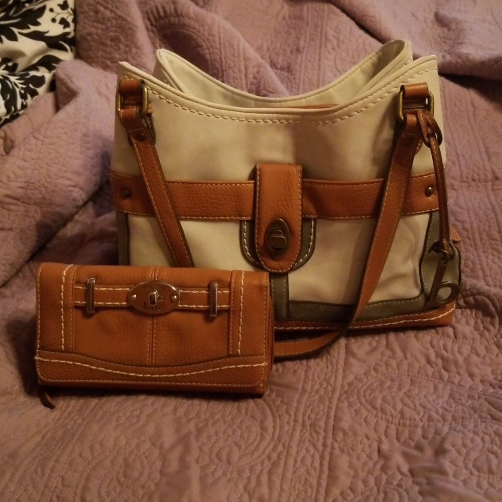 b.o.c. Satchel + Matching Wallet
